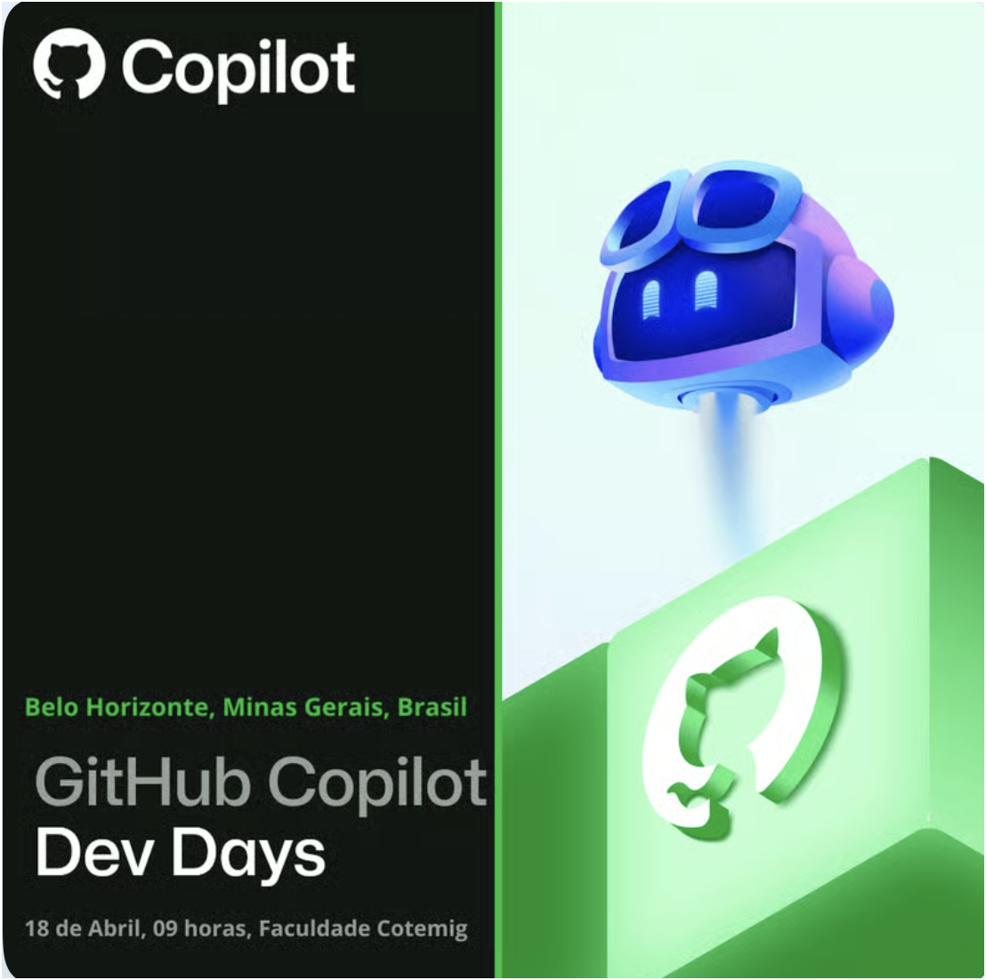 Logo - GitHub Copilot Dev Days 2026 Belo Horizonte - Abril de 2026